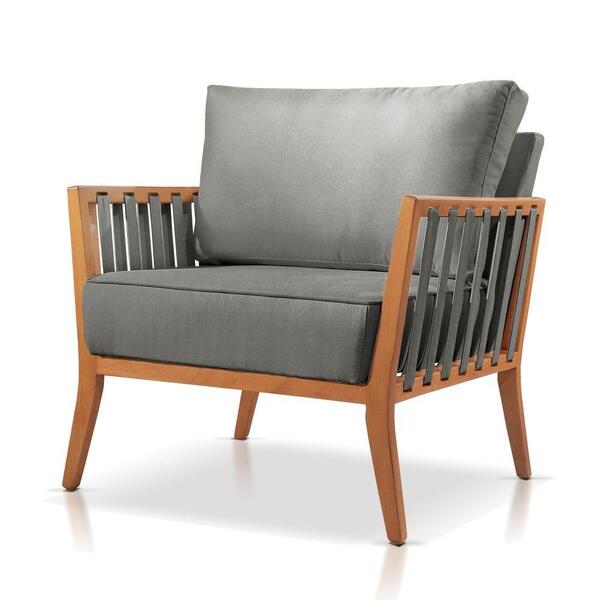 Poltrona Jade Linho Agarb Decor Linho Cinza