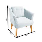 Poltrona Jade Para Clinica Escritório Salão Beleza Branca