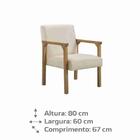 Poltrona Jade Pe Madeira