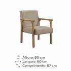 Poltrona Jade Pe Madeira