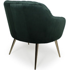 Poltrona Jade Pés Palito Gold Veludo Verde