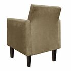 Poltrona Jade Suede Pés Chanfrado Tabaco M11 - D'rossi - Marr