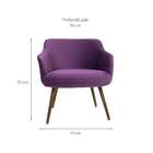 Poltrona Jasmin Roxa