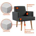 Poltrona Jasper Linho Grafite