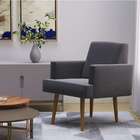 Poltrona Jasper Suede Grafite