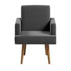 Poltrona Jasper Suede Grafite