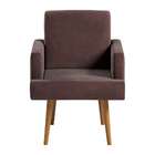 Poltrona Jasper Velosuede Marrom