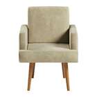 Poltrona Jasper Veludo Bege
