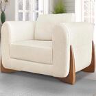 Poltrona Jolie 1 Lugar Pes Boomerang Linho Ezz