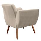 Poltrona Jolly Amamentação E Descanso Veludo Creme D'rost