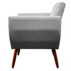 Poltrona Jolly Com Puff Dubay Decorativo E Amamentação Linho