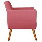 Poltrona Jolly Decorativa Suede Rosa Goiaba Kasa Sofá