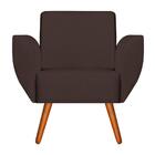 Poltrona Jolly Suede Marrom