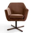 Poltrona Joy Com Pé Estrela Marrom