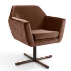 Poltrona Joy Com Pé Estrela Marrom