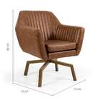 Poltrona Joy Tressê I Marrom