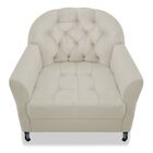 Poltrona Julia A02 Corano - Doce Sonho Móveis - Bege