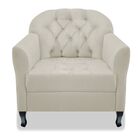 Poltrona Julia A02 Suede - Doce Sonho Móveis - Bege