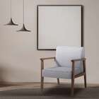 Poltrona Julia Cinza E Nogueira