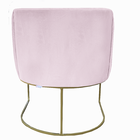 Poltrona Julia Com Base De Ferro Sala De Estar Escritório Rec