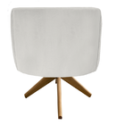 Poltrona Julia Decoração Base Giratória Salão Clinica Cadeira