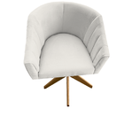 Poltrona Julia Decoração Base Giratória Salão Clinica Cadeira