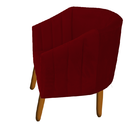 Poltrona Julia Decoração Salão Cadeira Escritório Recepção Es