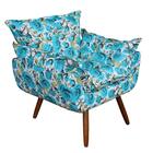 Poltrona Julia Jacquard Veludo Tifany