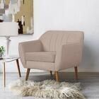 Poltrona Jurerê Com Tecido Poliéster - Nude