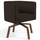 Poltrona Ka Madeira Betina C34 Corano Marrom
