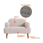 Poltrona Kiev Linho Cru