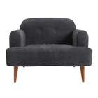 Poltrona Kiev Velosuede Grafite