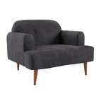 Poltrona Kiev Velosuede Grafite