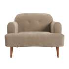 Poltrona Kiev Veludo Bege