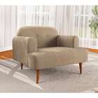 Poltrona Kiev Veludo Bege