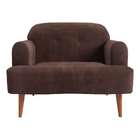 Poltrona Kiev Veludo Marrom