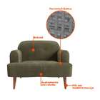 Poltrona Kiev Veludo Verde