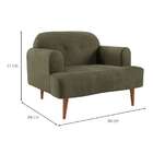 Poltrona Kiev Veludo Verde