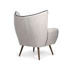 Poltrona Kora Algodão Bege