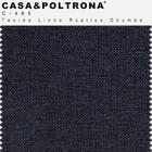 Poltrona Kora Base Orby Linho Rústico Matelassê Chumbo