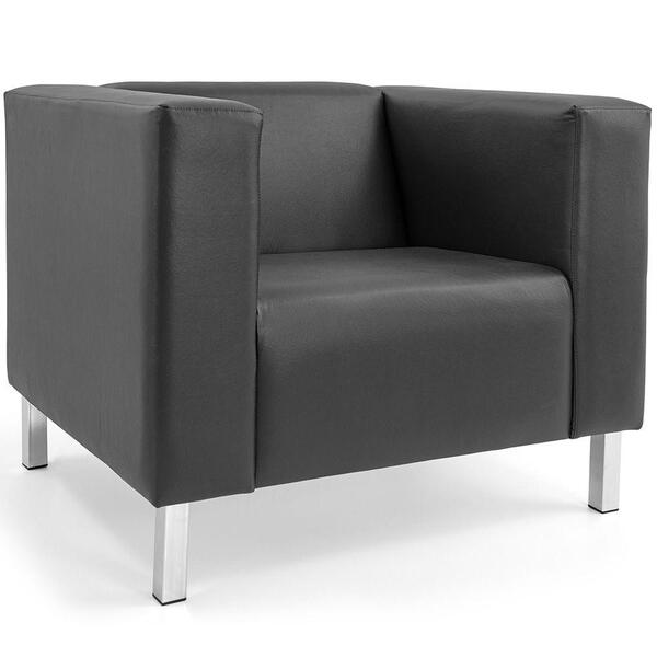 Poltrona Kubo Corano Cinza