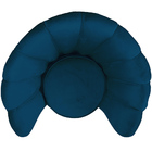 Poltrona La Pétala Para Sala De Estar Pés Palito Duo Veludo A