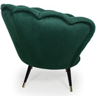 Poltrona La Pétala Para Sala De Estar Pés Palito Duo Veludo V