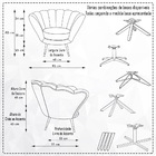 Poltrona La Pétala Para Sala De Estar Pés Palito Suede Capucc
