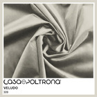 Poltrona La Pétala Para Sala De Estar Pés Palito Veludo Creme