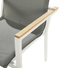 POLTRONA LAGOS ALU FSC TEAK TXTL CZ NATE