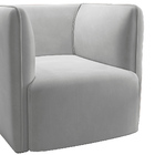 Poltrona Laguna Veludo Pés Plástico Preto - D'rossi - Azul Ma