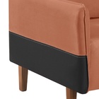 Poltrona Lana  Veludo Cobre