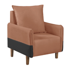 Poltrona Lana  Veludo Cobre