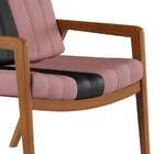 Poltrona Lang Rosa E Marrom